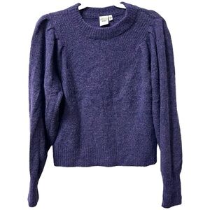 ICHI Women’s Purple Wool‎ Blend Pullover Sweater  Sz S